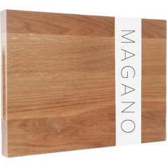 Разделочная доска MAGANO из дуба, 36 x 26 x 3 см, сделано в Германии, высококачественная и прочная кухонная доска, дизайн и надежная обработка для п