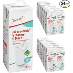 Ежедневное безлактозное цельное молоко % 1,5 жирности 1000 мл х 24 шт. с Pufai Grocery