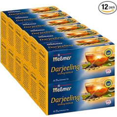 Meßmer Finest Darjeeling Pack of 12 (12 x 25 x 1,75 g Pack)