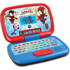 VTech Spidey and his Super Friends - Learning Laptop - обучающий компьютер с QWERTY-клавиатурой и материалами о буквах, звуках букв, простом сложении и вычитании и мно