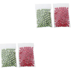 2 комплекта рождественского бисера Сделай сам Набор для создания браслета из глиняных бусин Рождественский браслет с отверстием Бусины пр