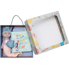 Manhattan Toy 158390 Манхэттен Той Книга под водой с мягкой куклой-русалкой Подарочный набор для малышей, мульти