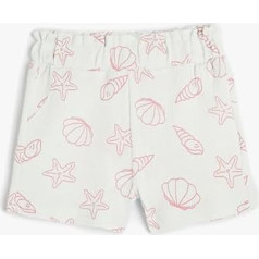 Хлопковые принтованные шорты