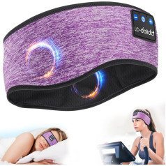 LC-dolida Наушники для сна Bluetooth 5.4, оголовье для сна, оголовье, маска для сна, спортивные наушники, музыкальное оголовье для спортивных трениров