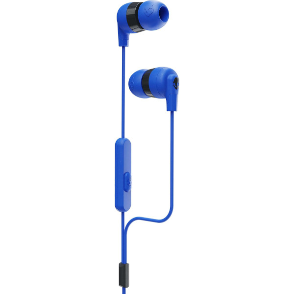 Skullcandy Ink'd+ Проводные наушники-вкладыши Micro, совместимые с устройствами Bluetooth и компьютерами - синий