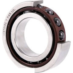 JMRTQMEC 1 Stück Keramikkugellager for Präzisions-Werkzeugmaschinenspindeln HCB7203C.T.P4S.ULXCB7203E.T.P4S.DUL P4(A Pair)