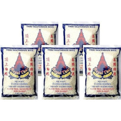 Royal Thai - Sticky Rice - Sticky Rice - Pack of 5 (5 x 1 кг) - Original Thai