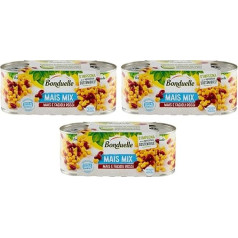 3 x Bonduelle Mais Mix Corn e Fagioli Rossi Сладкая и хрустящая кукуруза с красной фасолью (3 x 170 г)