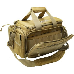 ProCase Tactical Gun Bag, Deluxe Padded Pistol Shooting Range Travel Bag Large Pistol Magazine Ammunition Weapons Accessories Bag for Hunting Shooting Range Sports Khaki, khaki, Классический и практичный