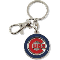aminco MLB Chicago Cubs Team Logo Heavy Keyring