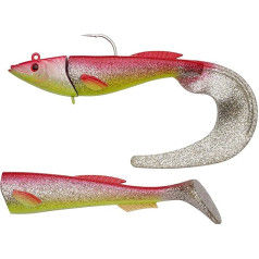 Berkley PowerBait Power Herring - крупная соленая мягкая приманка для ловли крупной трески, палтуса, минтая и линя - хвост с лопастью и хвост с завитком в к