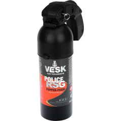 VESK Police RSG Pepper Spray 400 ml with Pistol Grip Professional Irritant Sprayer Home Defence Self Defence - Various Spray Types - Extreme Irritant Concentration