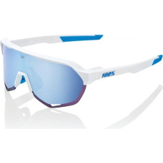 Generic Occhiale S2 Movistar Team White, HiPER Blue Multilayer Mirror Lens