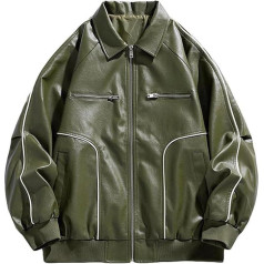 SRZYMJ Мужская кожаная куртка черный мотоцикл Softshell куртка для 4XL черный Undershirt с длинным рукавом хлопок толстовка переход куртка на подкладке 