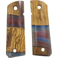 ZIB GRIPS COLT 1911 Special Resin Wood Mix Handle ER.02
