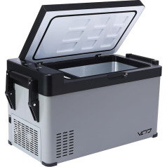 CLEESINK 38L Компрессор Cool Box Автомобильный Электрический Cool Box Портативный Кемпинг Холодильник с Ручкой 12 В 240 В Мини Холодильник для Автомобиля