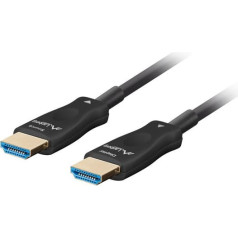 Кабель hdmi m/m v2.1 20m 8k черный оптический aoc