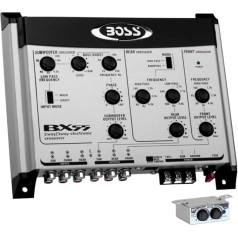 1 x Электронный кроссовер, совместимый с 2/3-полосным эквалайзером Boss Audio Systems BX55 Фронт/Рид/Сабвуфер Выносной сабвуфер в комплекте, 1 шт.