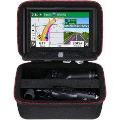Elonbo GPS чехол для 5-5,5 дюймов Garmin Drive 51/52/53, DriveSmart 55, Garmin zūmo XT, dezl OTR500, zumo 396 LMT-S GPS навигационная система, дополнительная сетчатая сумка подходит д