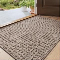 DEXI Dirt Trapper Mat Indoor 44 x 76 см, нескользящий коврик, впитывающий дверной коврик, моющийся дверной коврик для собак, входа, входной двери и прихожей