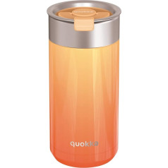 Термокружка Quokka Boost Apricot Orange из нержавеющей стали для кофе 400 мл