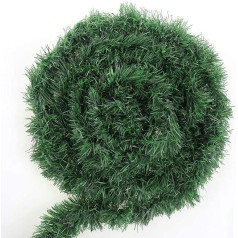 DIYASY рождественская гирлянда 15 м без подсветки мягкая зеленая рождественское украшение для домашнего сада искусственная зелень или свадеб