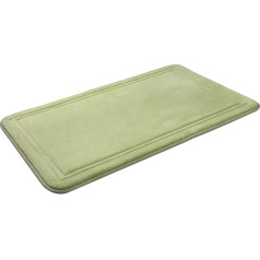 ITSOFT Memory Foam Bath Mat, нескользящий, супер мягкий и моющийся, идеально подходит для вашей ванной комнаты (Sage Green, 79 x 51 см)