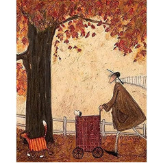 Печать на холсте Sam Toft, полиэстер, разноцветный, 40 x 50 см