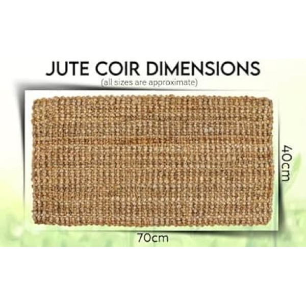 Vingardium Leviosa VL Натуральный джутовый кокосовый коврик ручной работы для прихожей, коридора и пола в гостиной, экологичные коврики для крыльца