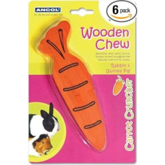 Деревянная жевательная игрушка Ancol для моркови (6 шт.) 180 г