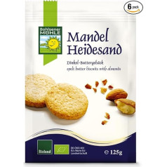 Bohlsener Mühle Миндальная кондитерская выпечка из спельты 6 шт. (6 х 125 г) - органическая