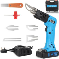 MINOVA Styrocutter Hot Knife Wireless Air-Cooled Professional Electric Hot Cutter Fabric Cutting Tool Set Foam, Rope & Fabric Cutter (2.0Ah 18V)