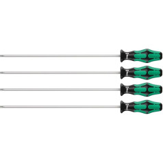 Wera 05028074001 Kraftform Plus 367/4 HF Набор отверток Torx, TX20 - TX30, 4 шт.