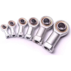 EJPPDHCO 1 x M6 M8 M10 M12 M16 M18 женский шарикоподшипник правая резьба рыбий глаз стержень конец сустава подшипник осциллирующий подшипник инструмент