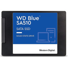 WD Blue SATA SSD 1 ТБ 2,5 дюйма (внутренний твердотельный накопитель, высокая надежность, чтение до 560 Мб/с, запись до 530 Мб/с, ударопрочный и сертифици