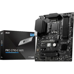 Материнская плата MSI PRO Z790-S WiFi, ATX - Поддержка процессоров Intel Core 12-го, 13-го и 14-го поколения, LGA 1700 - DDR5 Memory Boost 6600+MHz/OC, слот PCIe 5.0 x16, слоты M.2 Gen4, Wi-Fi 6