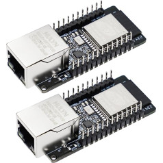 APKLVSR ESP32 Модуль, WT32-ETH01 Встраиваемый последовательный порт Сеть Bluetooth + WiFi Комбо шлюз MCU Модуль ESP32 Беспроводной модуль