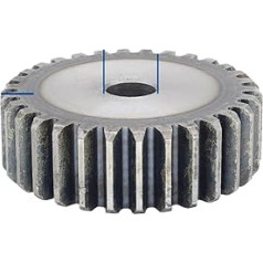 Zylindrisches Zahnrad 2M30T/31T/32T/33T kohlenstoffarmer Stahl Hochfrequenz-Abschreckzahn Flachzahnrad Zahnhöhe 20 mm Innenloch 12 mm(32 Teeth)