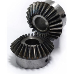 ZHENGGUIFANG ZGF-BR Kegelrad 1,5 mt 20Teth Innenloch 8/10 / 12/14/15mm 90 Grad Maschenwinkelstahl Zahnräder Schraubenloch M5 (Диаметр отверстия : 8 мм, Количество зубьев : 20 зубьев)