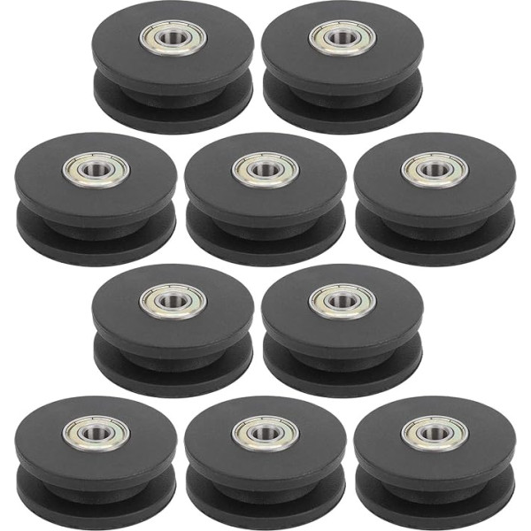 Leapiture 10-Piece Фитнес Шкив, Нейлон Фитнес Подшипник Шкив, Силовые Тренировки Колесо для Силовых Тренировок, Фитнес Оборудование Шкив для Трена