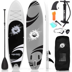 SereneLife Stand Up Paddling Board Set, SUP Board Complete Accessories, Stand Up Paddle Board для детей и взрослых, доска для серфинга и сумка для переноски, комплект нескользящих ве