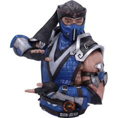 Nemesis Now Officially Licensed Mortal Kombat Sub-Zero Bust Blue 29cm Resin