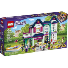 Строительный набор LEGO Friends Дом семьи Андреа 41449; Игровой набор с мини-куклами - отличный подарок для творческих детей 6 лет, новинка 2021 года (80