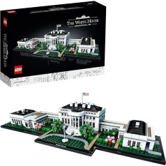 LEGO 21054 Architecture The White House Строительный набор для взрослых, идея подарка для коллекционеров