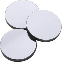 Hookurity 500 W CO2 Laser Si Reflective Mirror Lens, Reflectivity: 99.6% Black Coated Reflector Lens for CO2 Laser Engravers (6 Pieces, 20 mm)