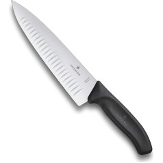 Victorinox Нож разделочный с рифленым лезвием, нержавеющая сталь, черный, 30,5 x 5,5 x 1,8 см