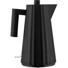 Электрический чайник Alessi Plissé MDL06 B/UK из термопластичной смолы, английская вилка 2400 Вт, 170 л, черный