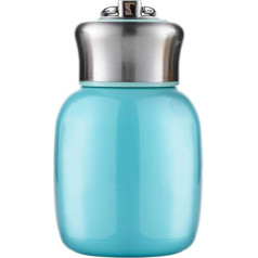 TANGT Thermos Flask 200ml Mini Vacuum Flasks Vacuum Insulated Water Bottle Leakproof Hot Cold Water Bottle for Girls Boys Adults (Teal)