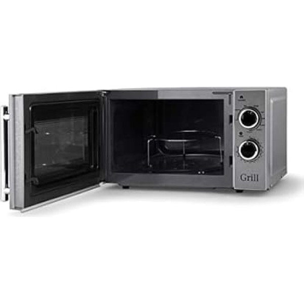 Orbegozo MIG2550, емкость 20 литров, 5 уровней, 3 комбинированные функции, мощность 700 Вт микроволны и 900 Вт гриля, нержавеющая сталь