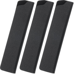 Карта поиска Рукава для ножей 13,5 x 2,3 см ABS Edge Guard Blade Guard Универсальный нож ножны для дома кухня черный 3 шт.
